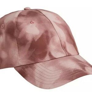 Athleta kinetic pink printed baseball cap one size